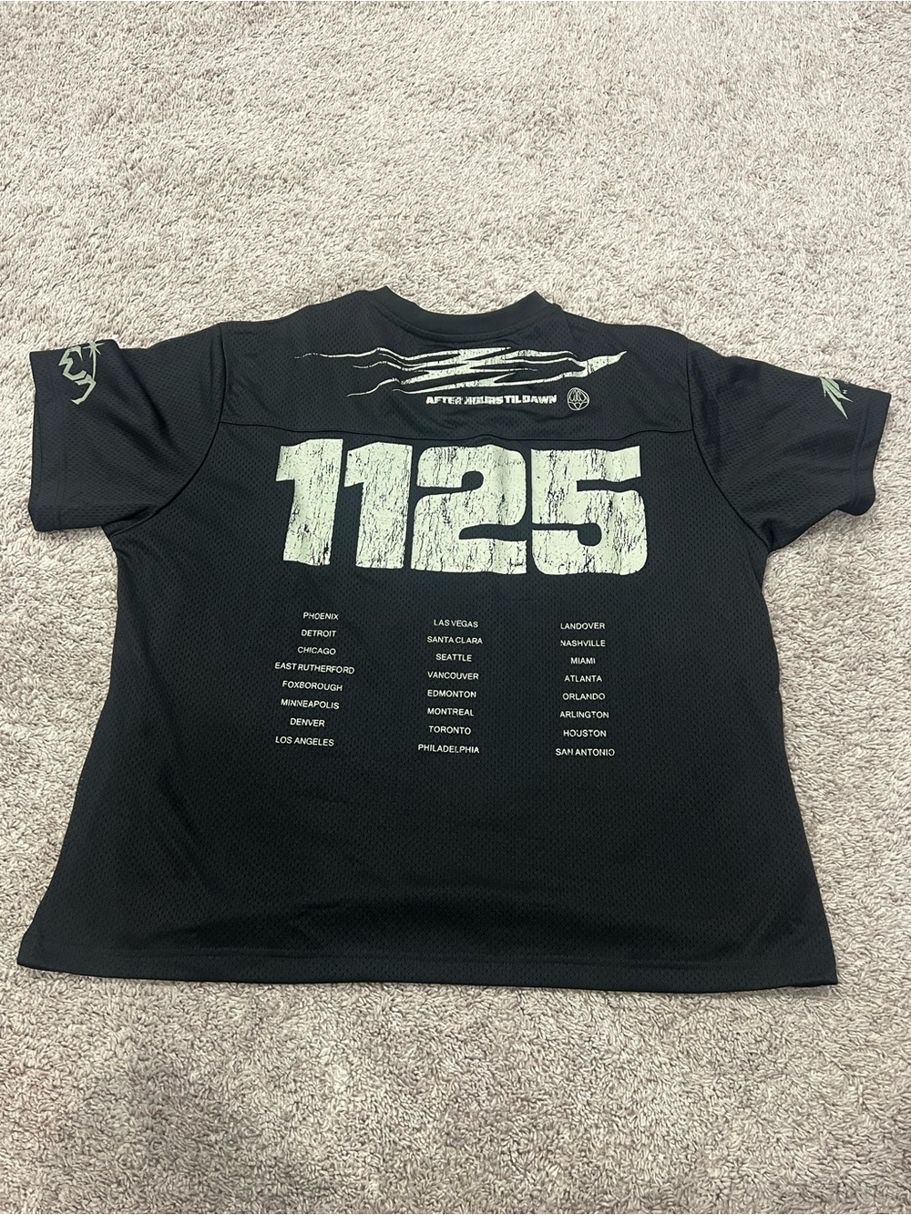 The Weeknd “After Hours Til Dawn” Stadium Tour jersey